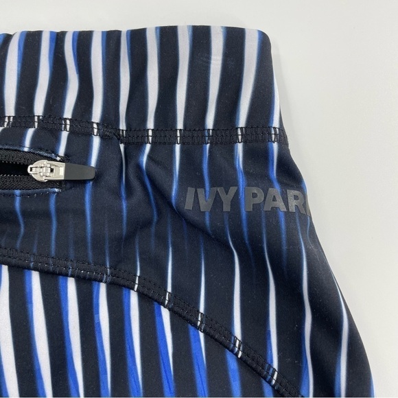 Ivy‎ Park Kaleidoscope Print Mid Capri Leggings Blue Black - Picture 10 of 12